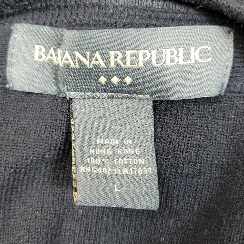 Banana Republic Mens Pullover Sweater Cotton Crew Neck Long Sleeve Size Large